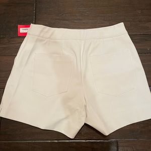 SPANX Women's On-the-Go Silver Lining 4” White Shorts Size M